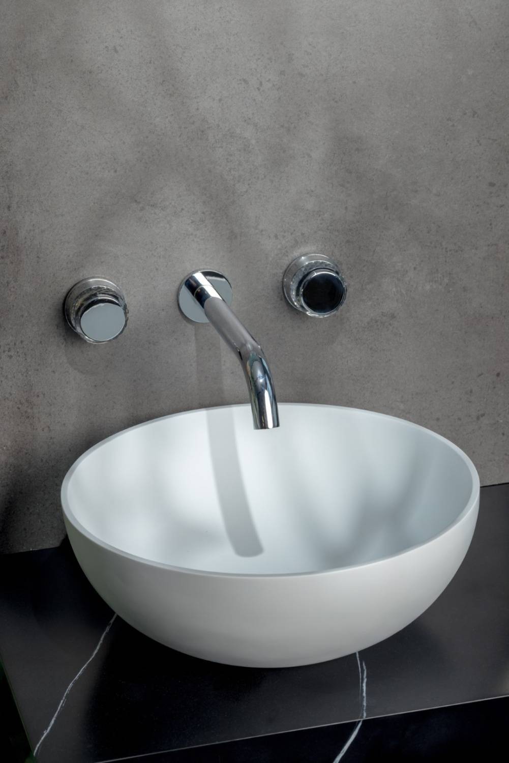 Смеситель для раковины встраиваемый Boheme Aura на 3 отверстия хром 152-2-CR-A