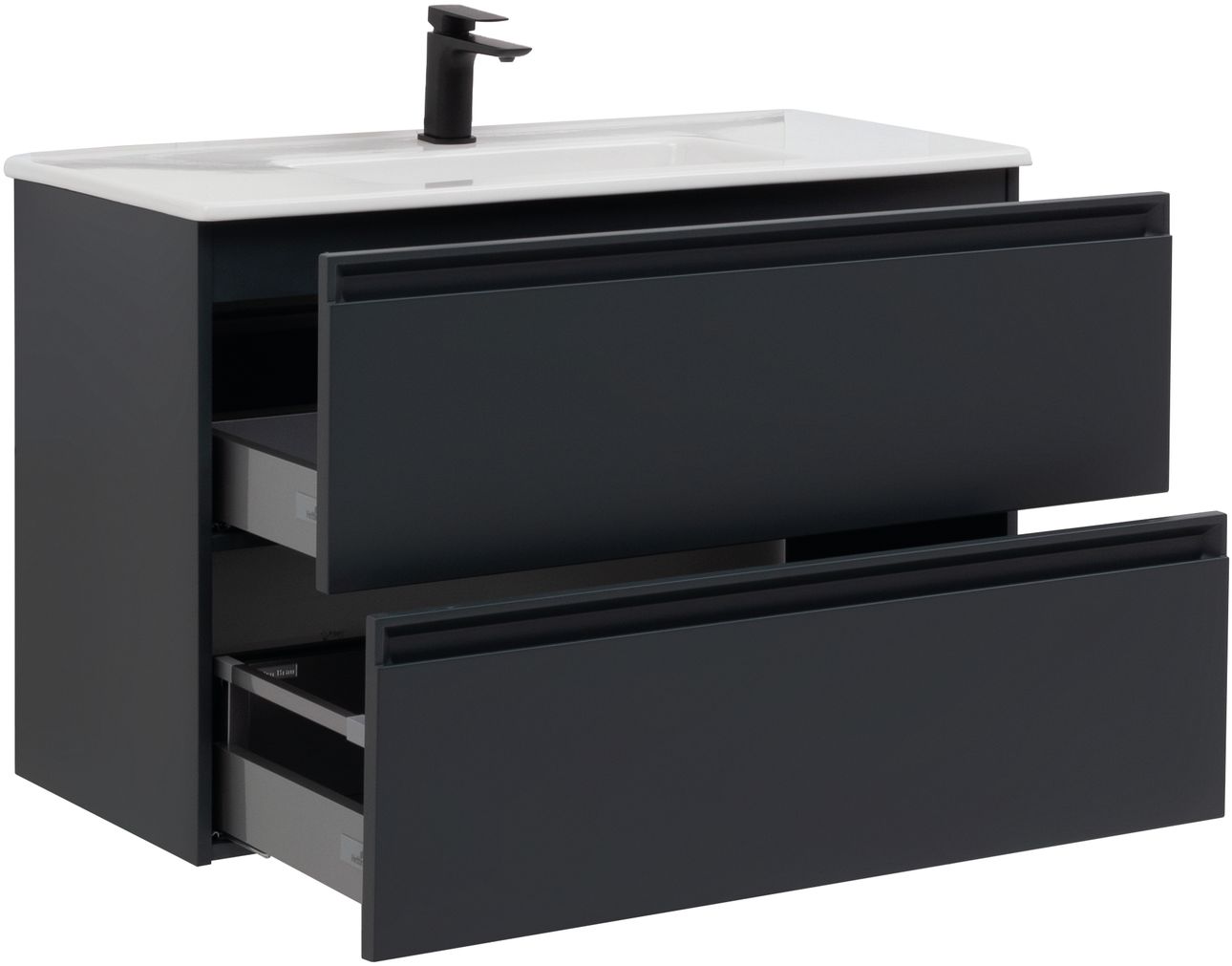 Тумба под раковину Allen Brau Eclipse 100x46x63.4 см антрацит 1.E1003.AM