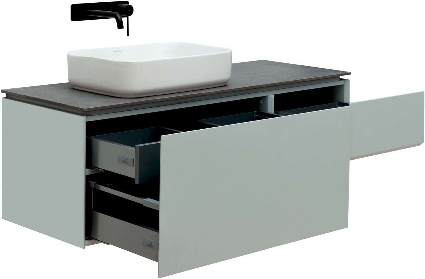 Тумба под раковину Allen Brau Infinity 119,2x45,6x40,8 см папирус 1.21006.PWM