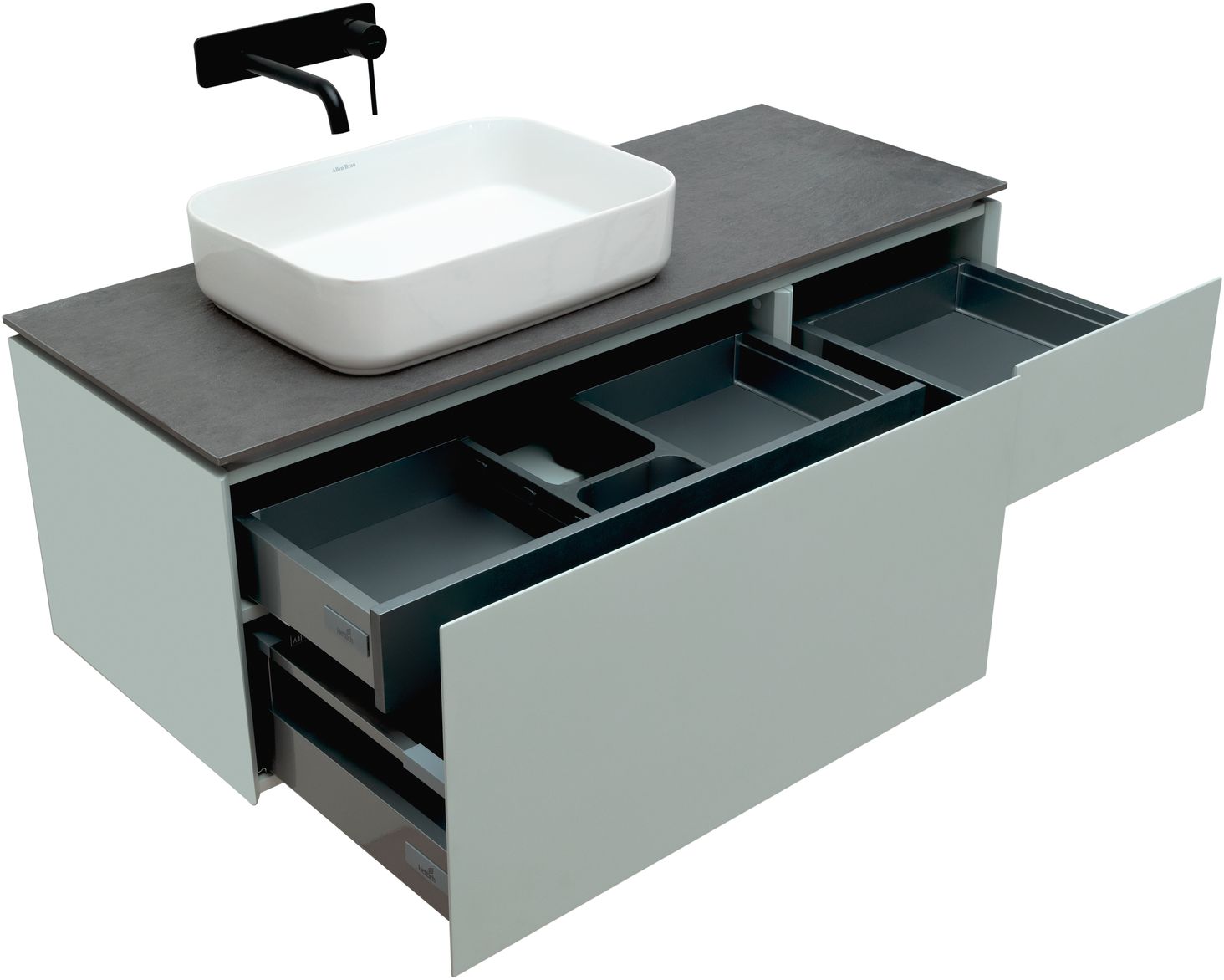 Тумба под раковину Allen Brau Infinity 119,2x45,6x40,8 см папирус 1.21006.PWM