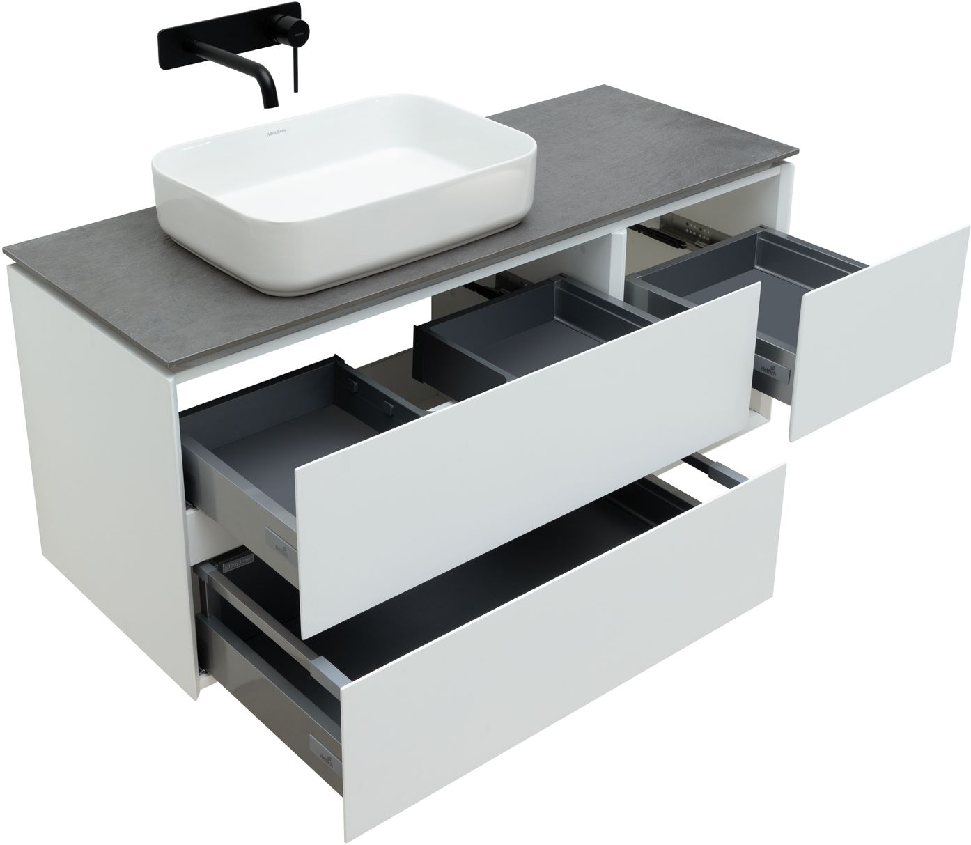 Тумба под раковину Allen Brau Infinity 119.2x45.6x51 см белый 1.21005.WM