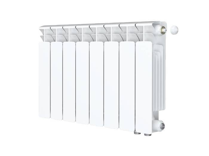 Радиатор биметаллический RIFAR Base Ventil 350 8 секций нижнее правое подключение RBV3508R