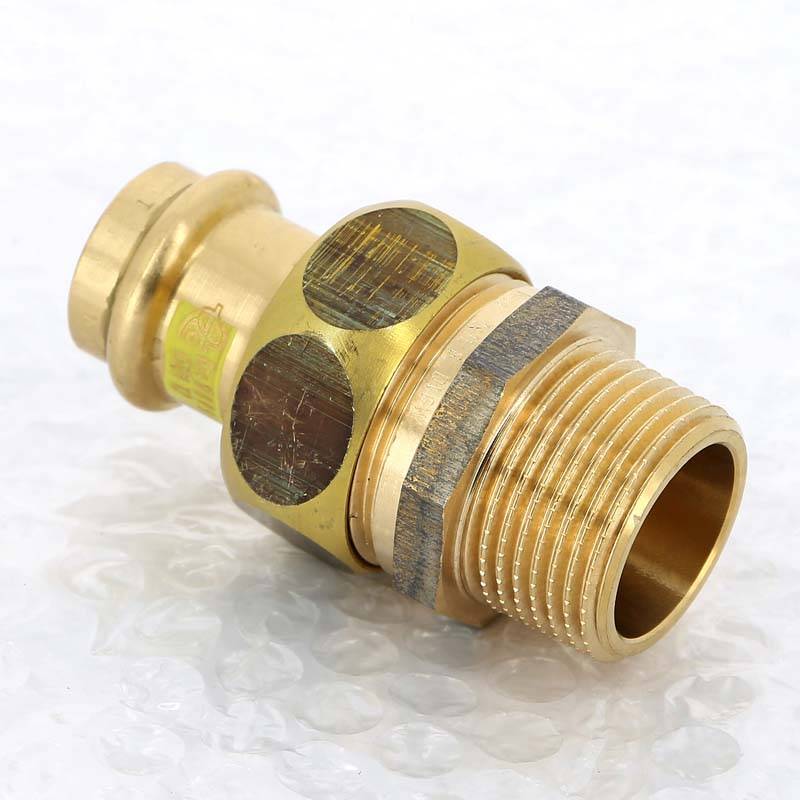 Муфта разъёмная пресс-Н бронза Viega Profipress G плоская прокладка 22x1 390686