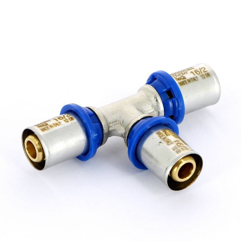 Тройник пресс Emmeti 16x16x16 мм 28101362