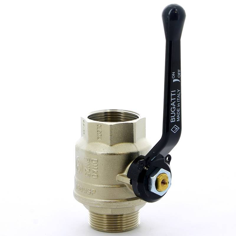 Кран шаровой Bugatti Oregon 1 1/2 НВ рычаг 03050086