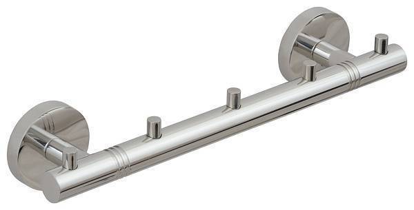 Вешалка подвесная Сунержа Каньон 260 мм 5 крючков флок белый 53-3000-1005