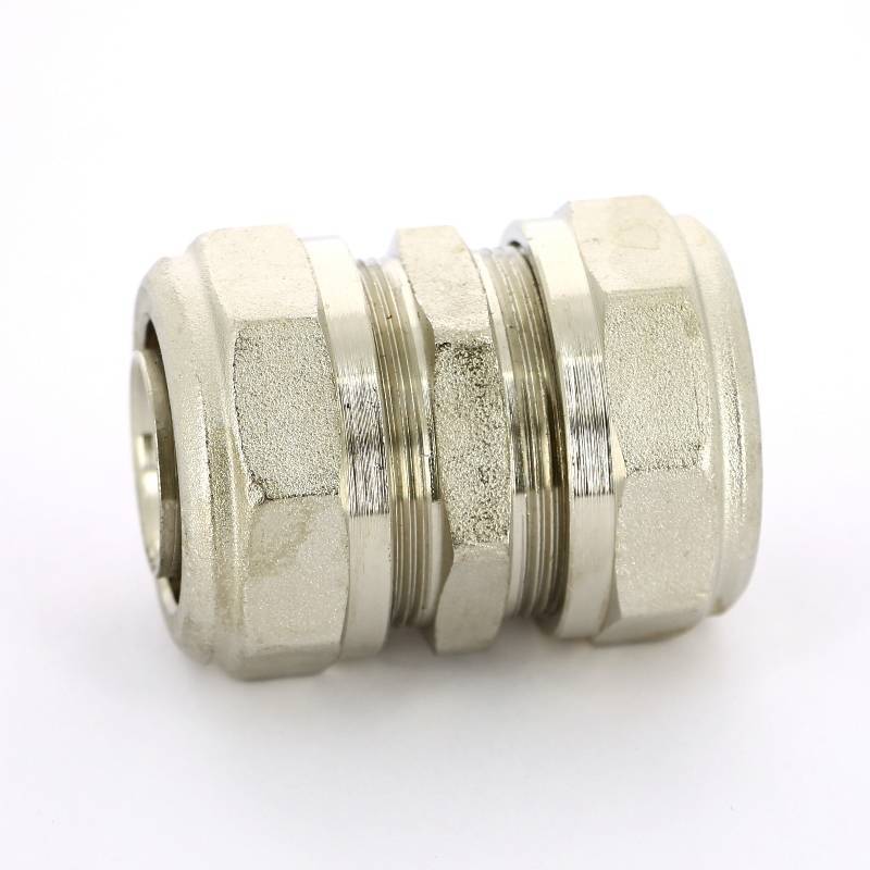 Муфта обжимная Tiemme никелированная 32х32 мм 1600056