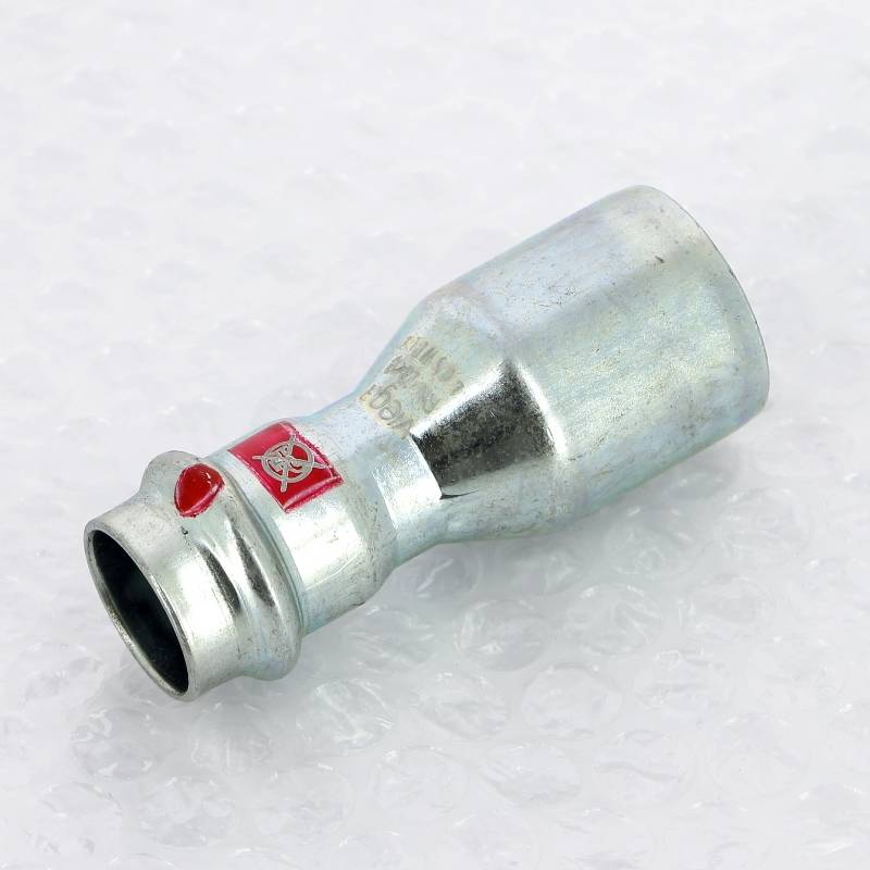 Муфта-вставка пресс из оцинкованной стали Viega Prestabo 28х18 мм 558536