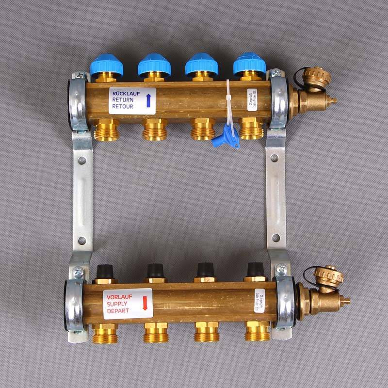 Коллекторная группа Watts HKV 1x3/4 EK 4 выхода 10004176