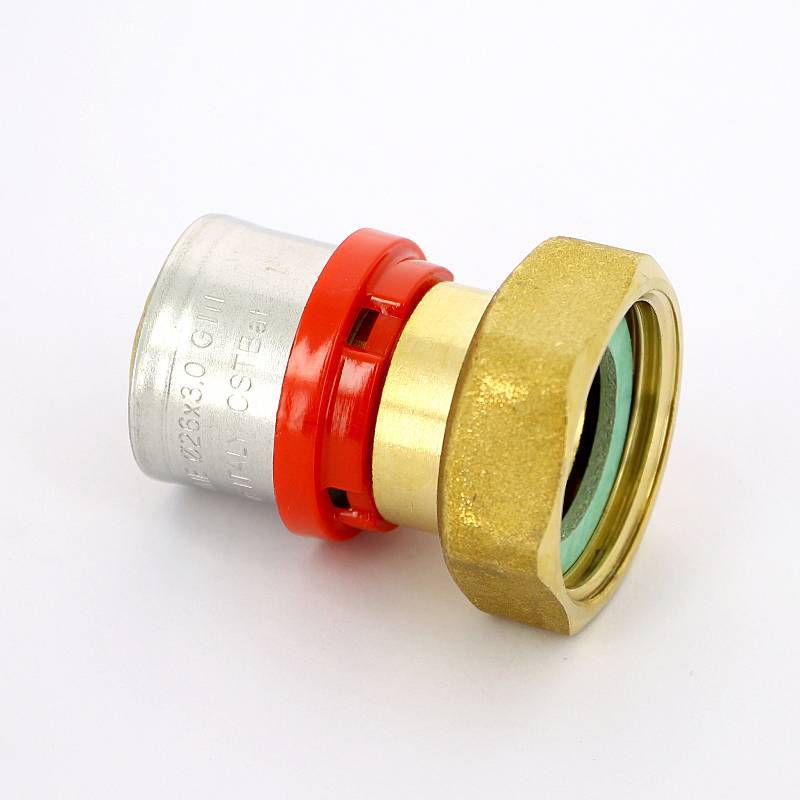 Муфта пресс с накидной гайкой Tiemme 26x3/4 плоское уплотнение 1650072