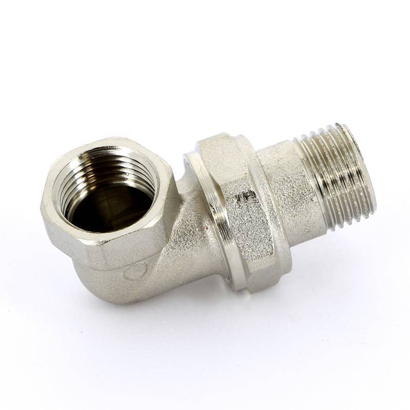 Разъемное соединение НВ Uni-Fitt угловое никелированное с O-ring 1/2 651N2000