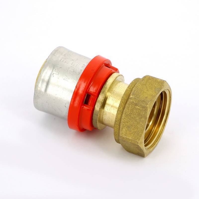 Муфта пресс с накидной гайкой Tiemme 26x1 плоское уплотнение 1650071