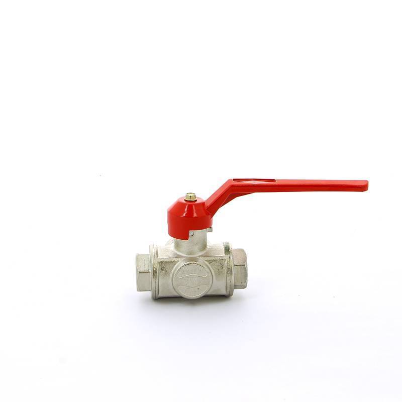 Кран шаровой трехходовой ITAP 128 T-порт рычаг 1/2 ВВ 1280012T