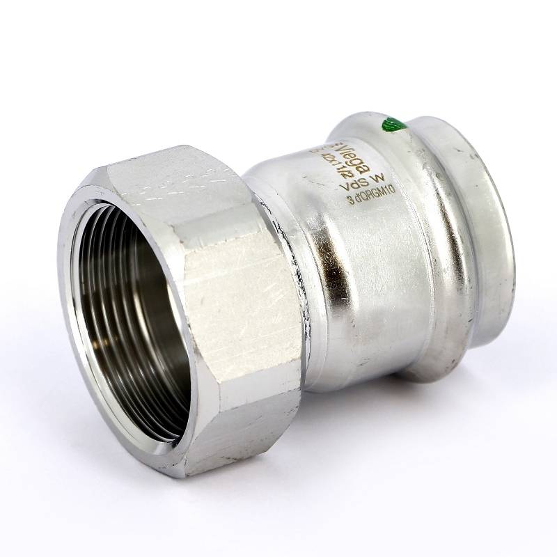 Муфта переходная пресс-В Viega Sanpress Inox нержавеющая сталь 42x1 1/2 436674