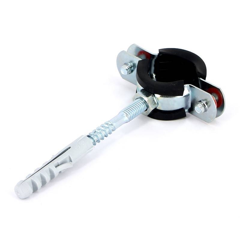 Хомут с резиновым уплотнителем, шпилькой и дюбелем Uni-Fitt 3/4 дюйма (25-29 мм) 850U3800