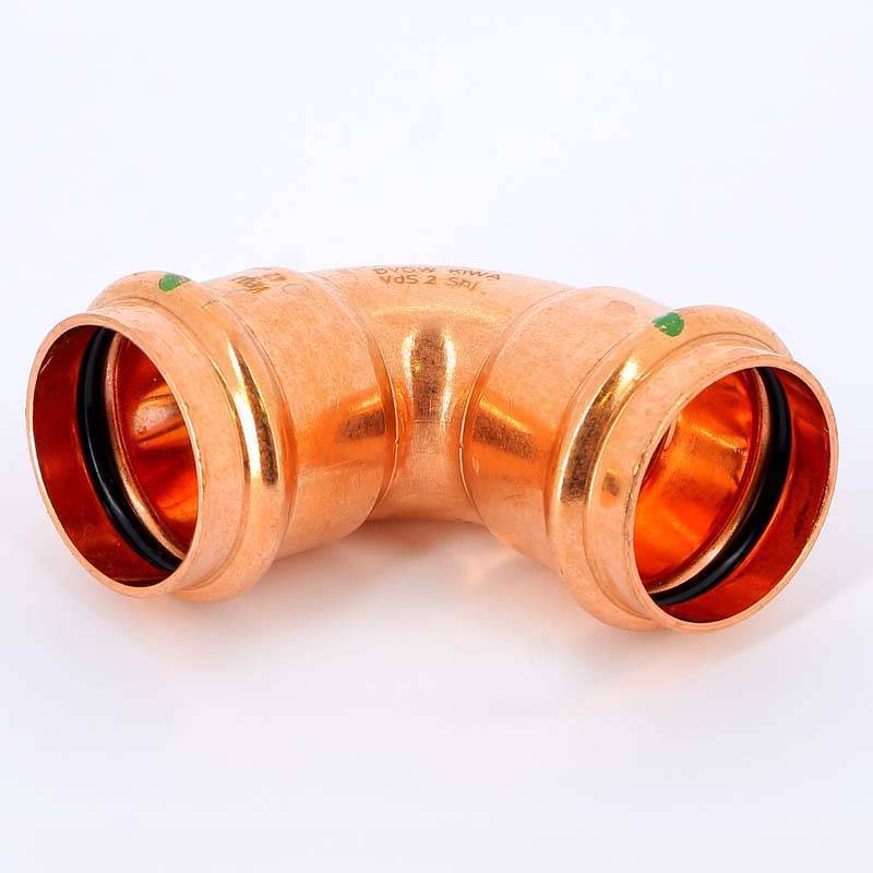 Угол 90° пресс медный Viega Profipress 42 мм 291549