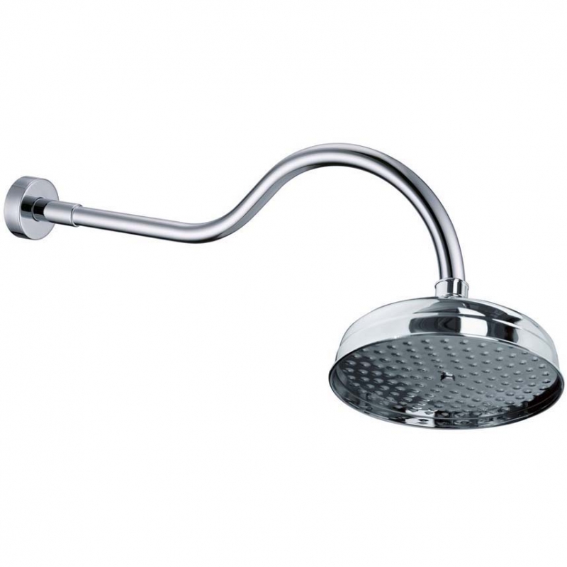 Верхний душ с кронштейном Boheme Brillante 20.8 см хром 415