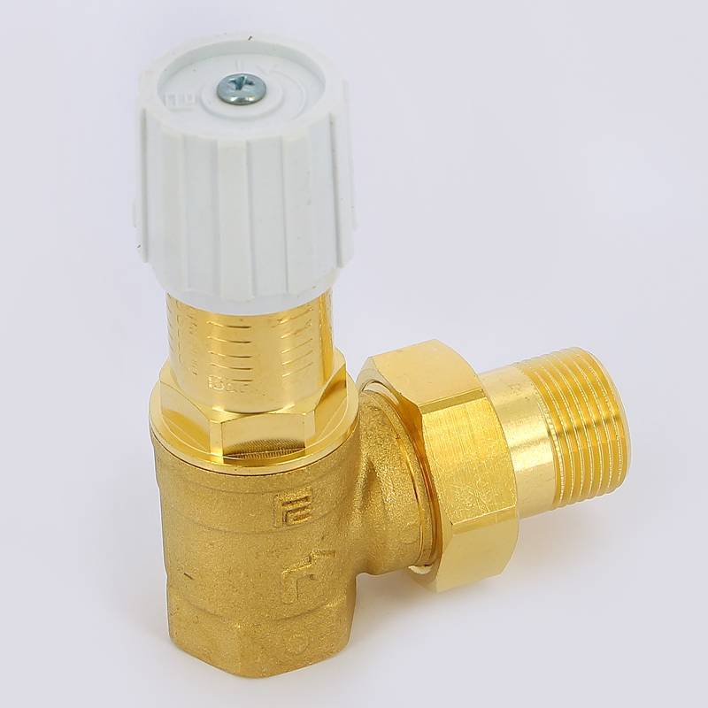 Клапан перепускной Emmeti угловой НВ 3/4 с разъемным соединением 01406040