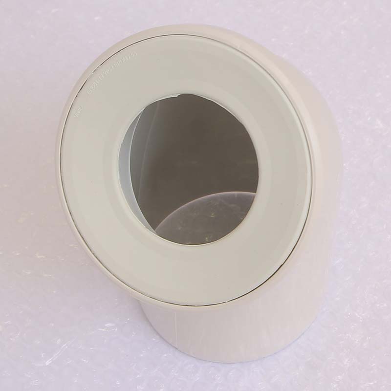 Отвод для унитаза Viega 45° 110 мм белый 101718