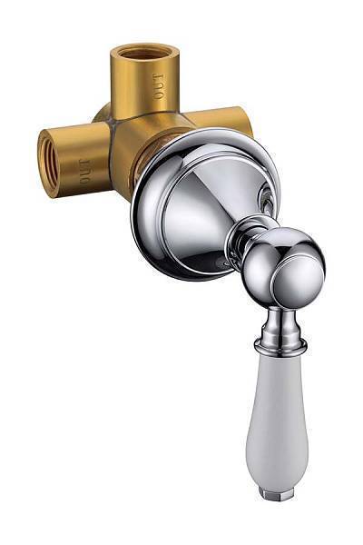 Дайвертер встраиваемый Boheme Brillante хром 624