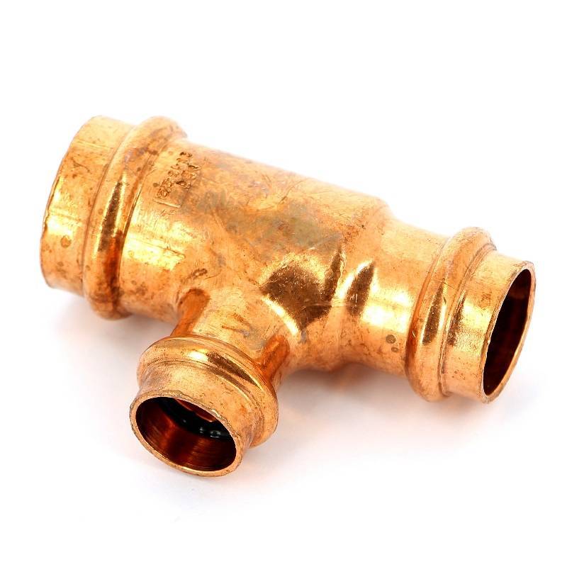 Тройник пресс IBP >B< Press 28х18х22 мм медь P5130 02818022