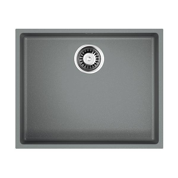 Кухонная мойка Omoikiri Bosen 54-U-GR Tetogranit 54x44 см leningrad grey 4993539