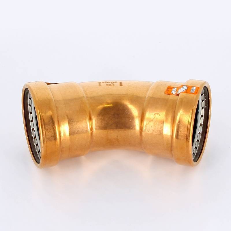 Угол пресс 45° Viega Profipress XL медь 76.1 мм 476908