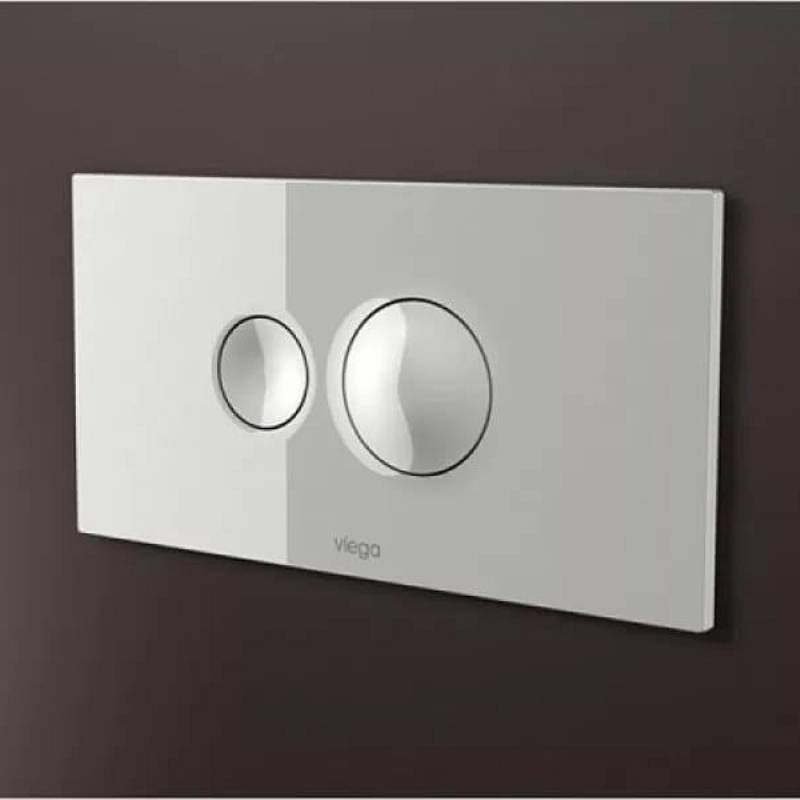 Кнопка смыва Viega Visign for Style 10 пластик белая 596316