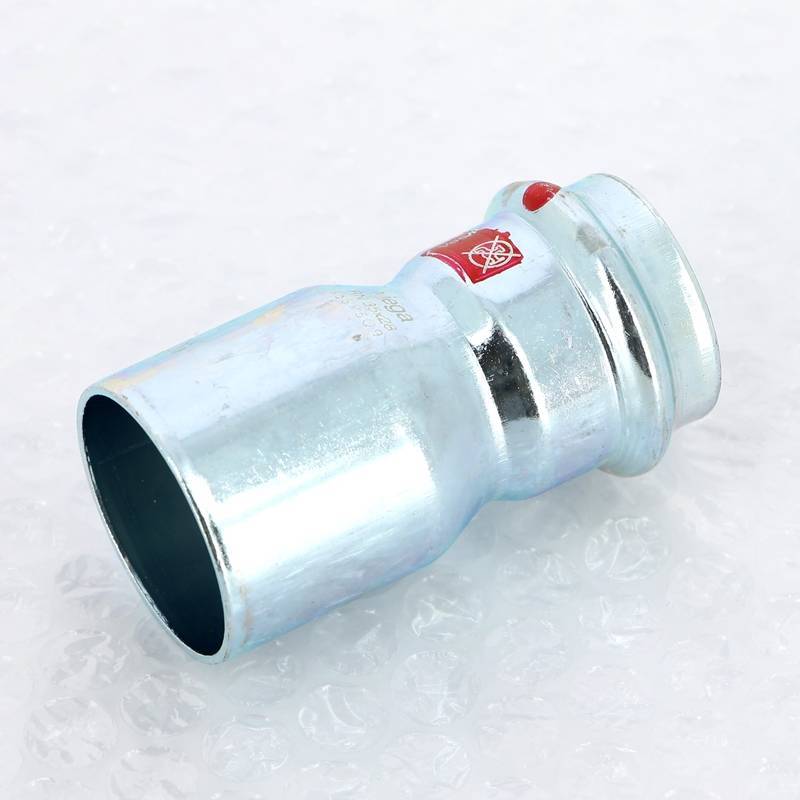 Муфта-вставка пресс из оцинкованной стали Viega Prestabo 35х28 мм 558567