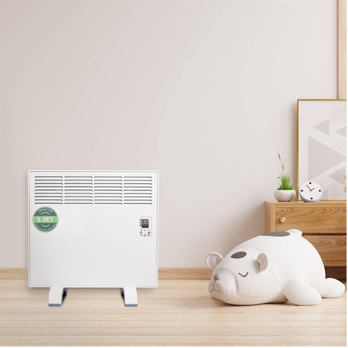 Конвектор электрический iVigo EPK Pro 500 Вт электронный термостат Wi-Fi EPKP05