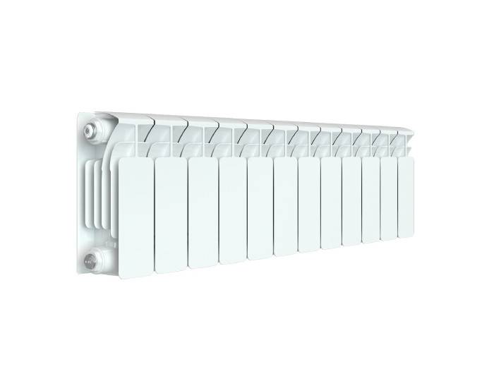 Радиатор биметаллический RIFAR Base 200 12 секций боковое подключение белый Base 200 12