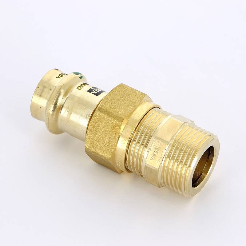 Муфта разъёмная пресс-Н бронза Viega Sanpress 18x3/4 283377