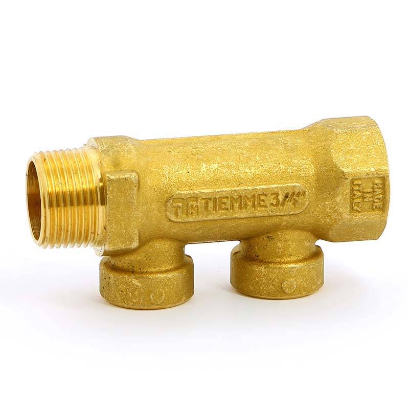 Коллектор TIEMME 3/4 НВ 2 выхода 1/2 В 36 мм 1910052