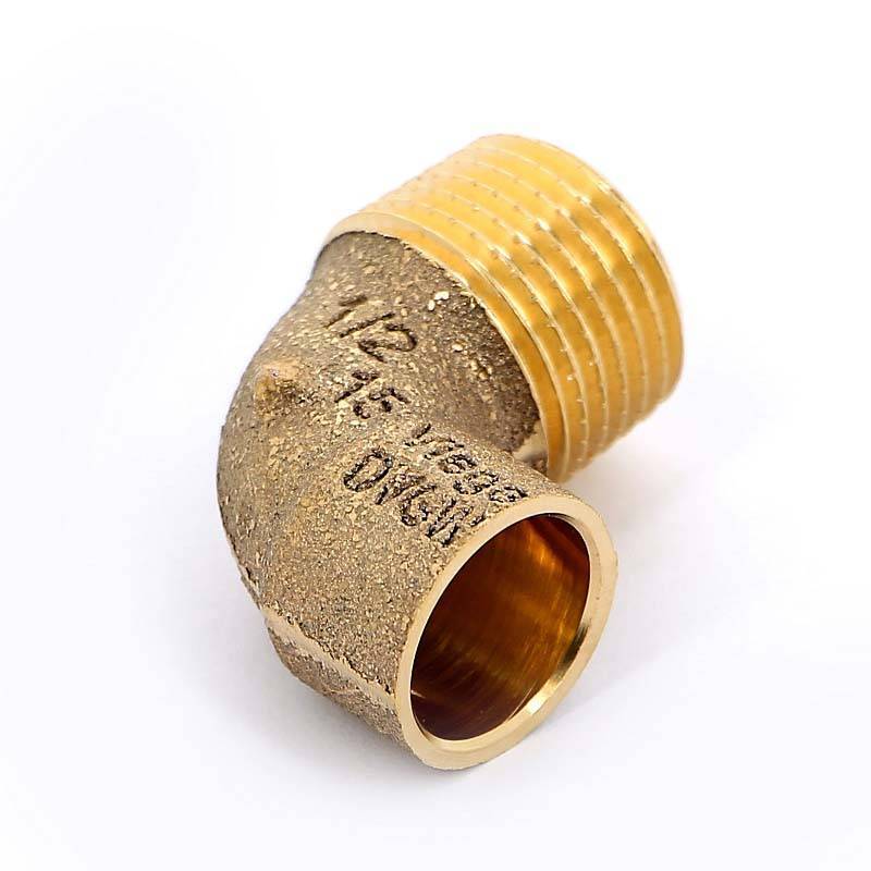 Угол 90° бронзовый Viega пайка-НР 15х1/2 100568