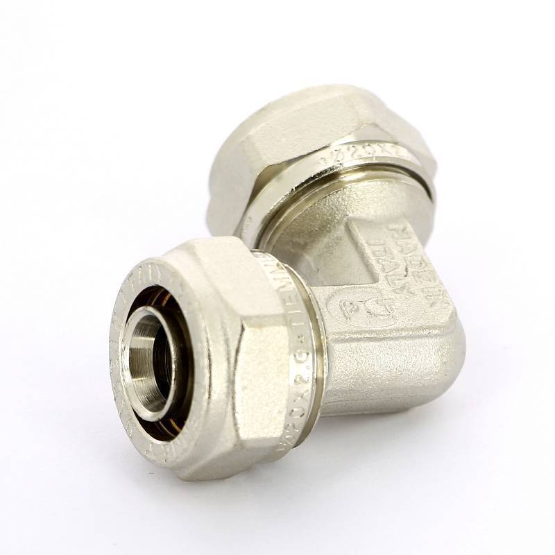 Угол обжимной Tiemme 1603 20 мм никелированный 1600014