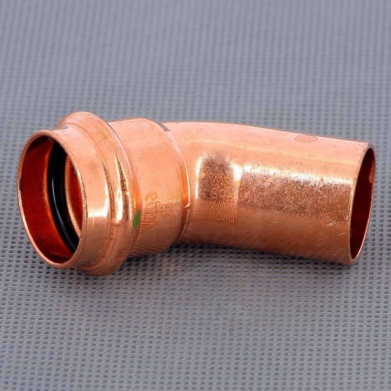 Угол-вставка 45° пресс Viega Profipress 28 мм медь 292522