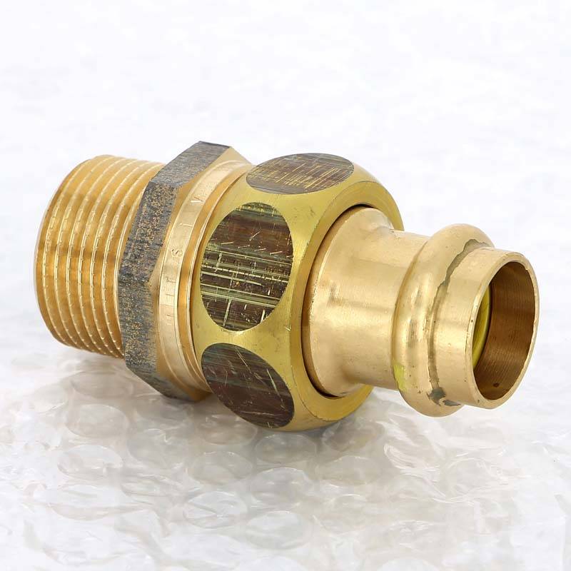 Муфта разъёмная пресс-Н бронза Viega Profipress G плоская прокладка 22x1 390686