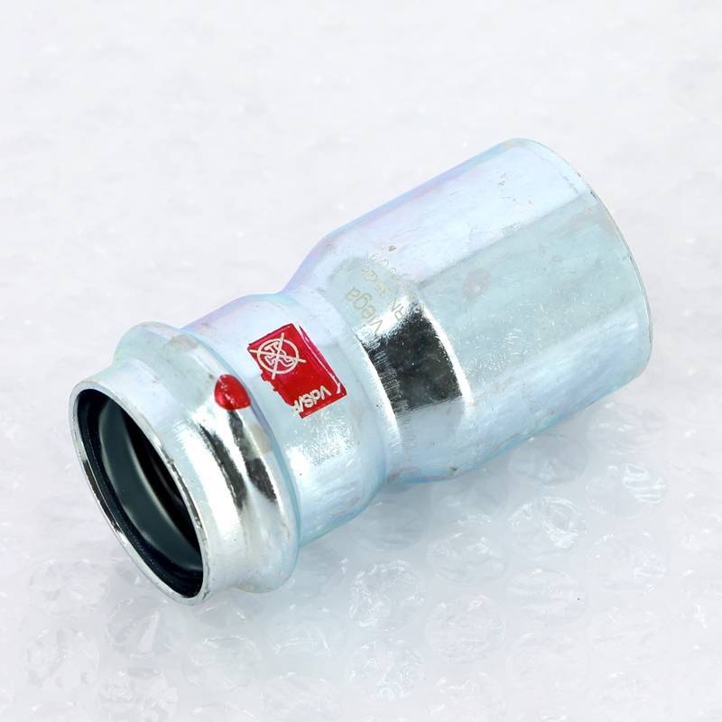 Муфта-вставка пресс из оцинкованной стали Viega Prestabo 35х28 мм 558567