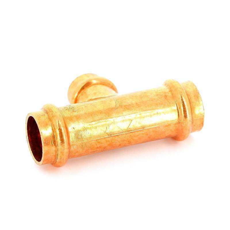 Тройник пресс IBP >B< Press 22х18х22 мм медь P5130 02218022