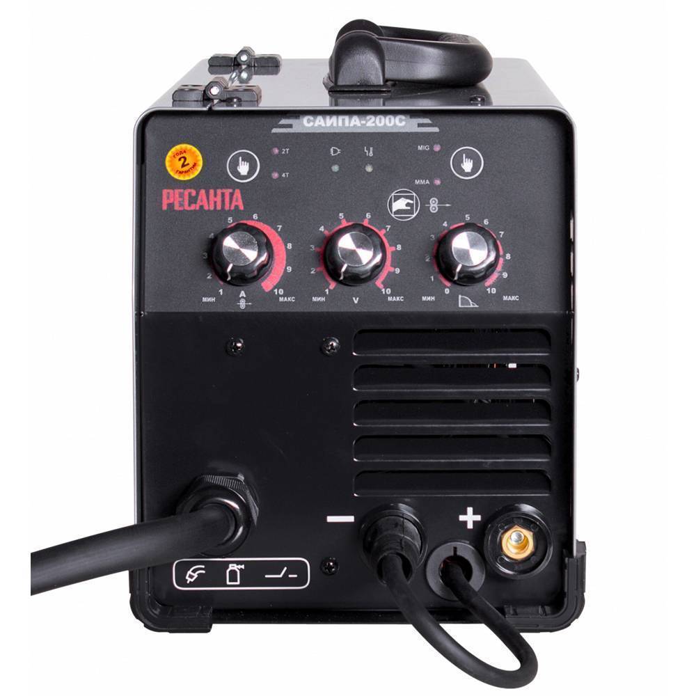 Сварочный инверторный полуавтомат Ресанта САИПА-200C (MIG/MAG) 65/56