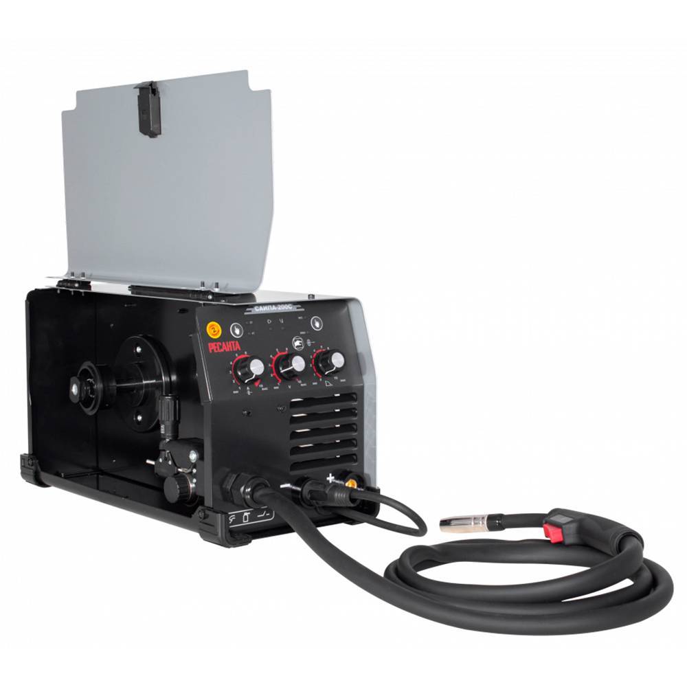 Сварочный инверторный полуавтомат Ресанта САИПА-200C (MIG/MAG) 65/56