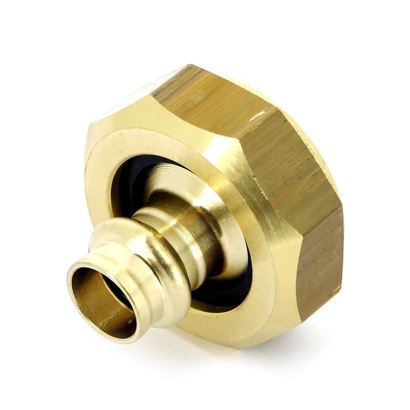 Муфта переходная пресс-В Viega Sanpress бронза 15х1 1/4 с плоским уплотнением 424534