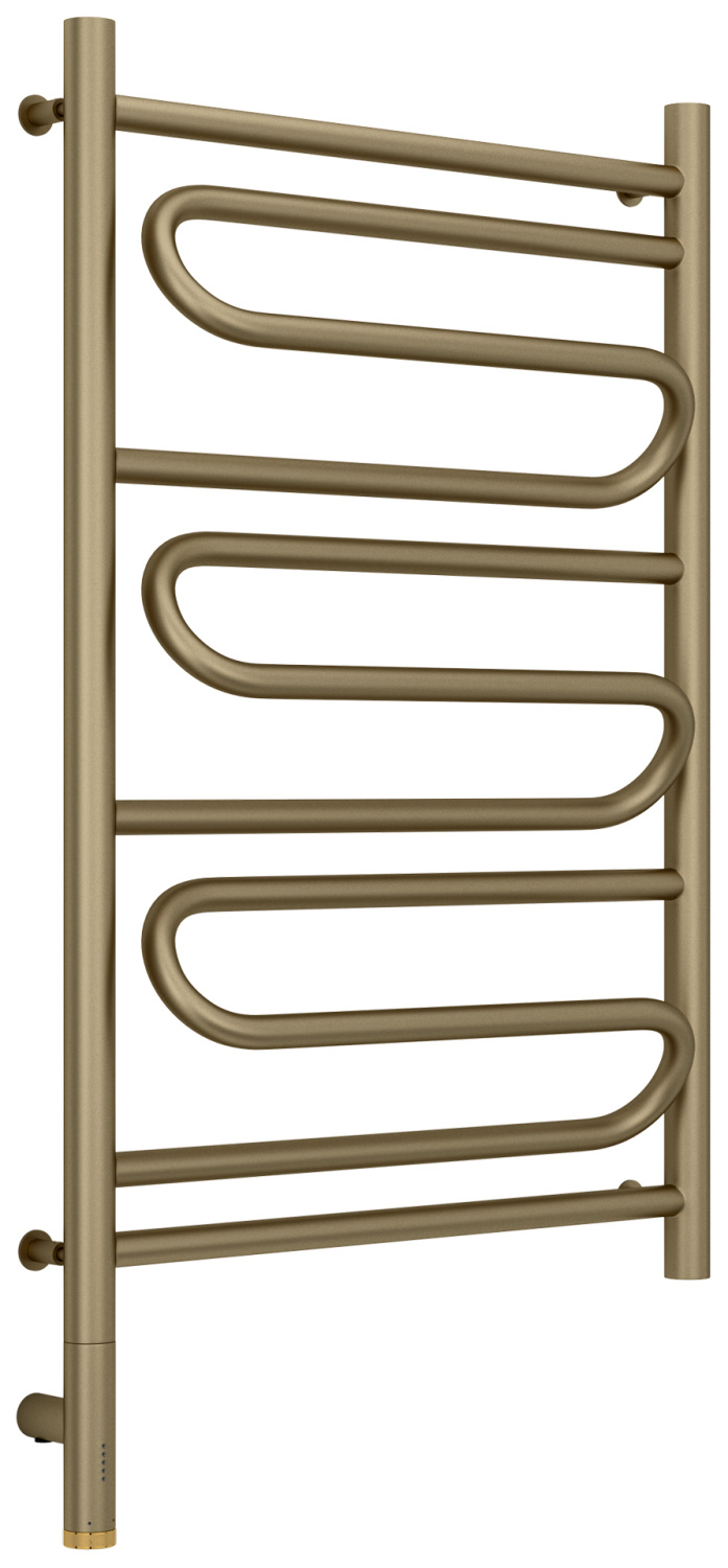 Полотенцесушитель электрический Сунержа Элегия 3.0 532x924 мм левый золотой шёлк матовый 32-5818-8050