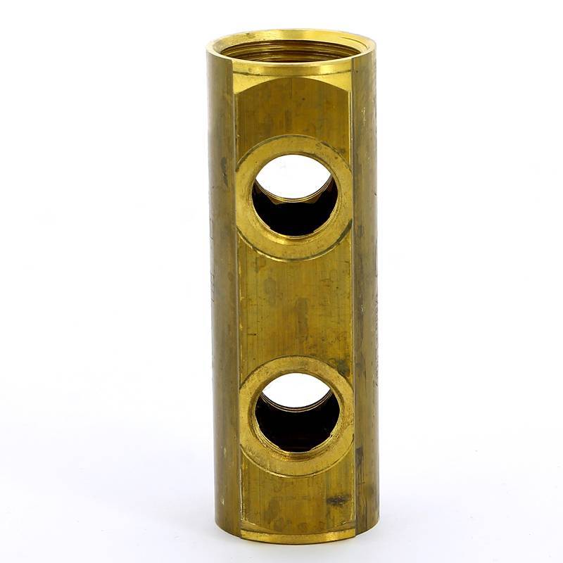 Коллектор магистральный двусторонний ITAP 860 1 ВВ 2 выхода 1/2 ВР межосевое 50 мм 860010002