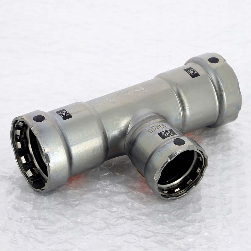 Тройник пресс Megapress Viega 1 1/4x1x1 1/4 695095