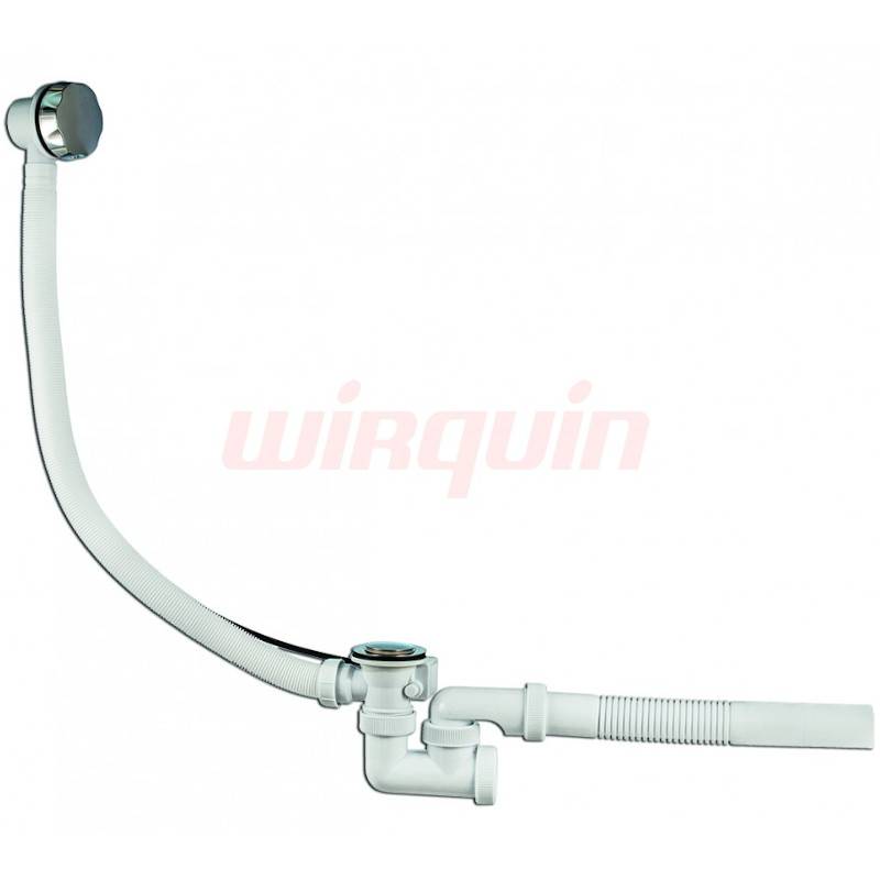 Слив-перелив для ванны Wirquin Универсал полуавтомат 1 1/2 x 40 мм хром L700 мм 30982476