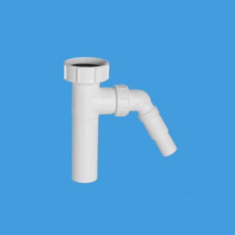 Вставка McAlpine 1 1/2 x 32 мм с угловым адаптером для слива H 146 мм TEE2