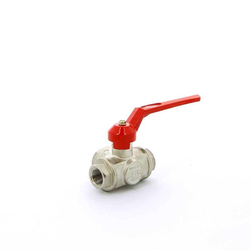 Кран шаровой трехходовой ITAP 128 T-порт рычаг 1/2 ВВ 1280012T