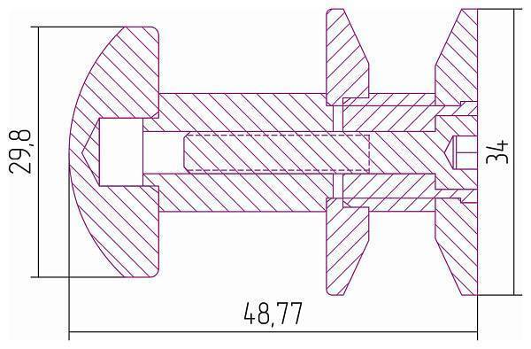 Крючок для полотенцесушителя Сунержа Сфера нержавеющая сталь сатин 071-2010-0001