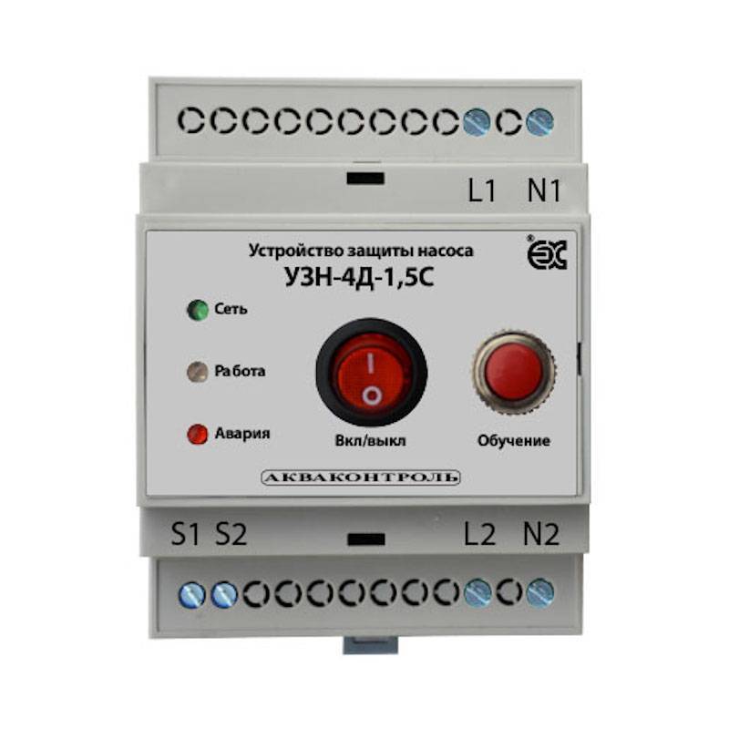 Устройство защиты насоса Акваконтроль УЗН-4Д-1,5С с плавным пуском 6036002430